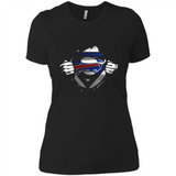 Buffalo Bills And Superman Fans - Ladies' Boyfriend T-Shirt
