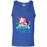 Unicorns are born in Virgo Birthday Rainbow Gift Ladies Custom