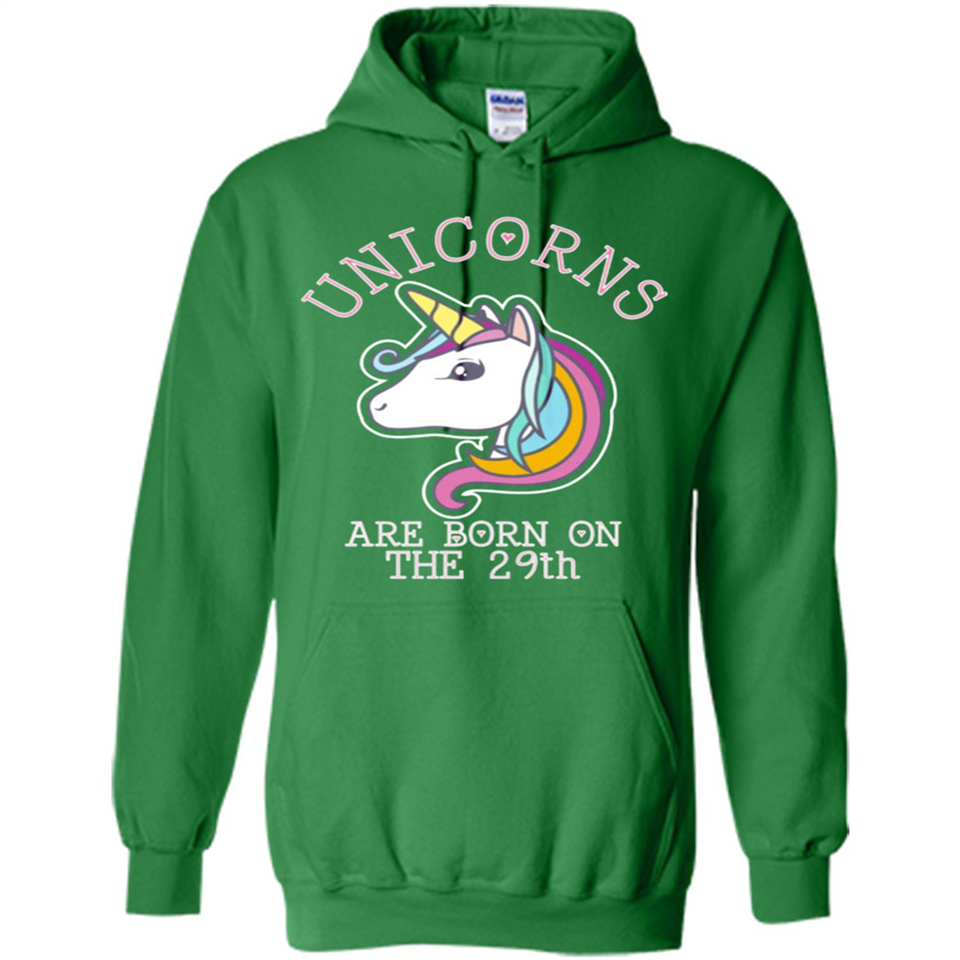 Unicorns Birthday T-shirt Born On The 29th Unicorn Magical