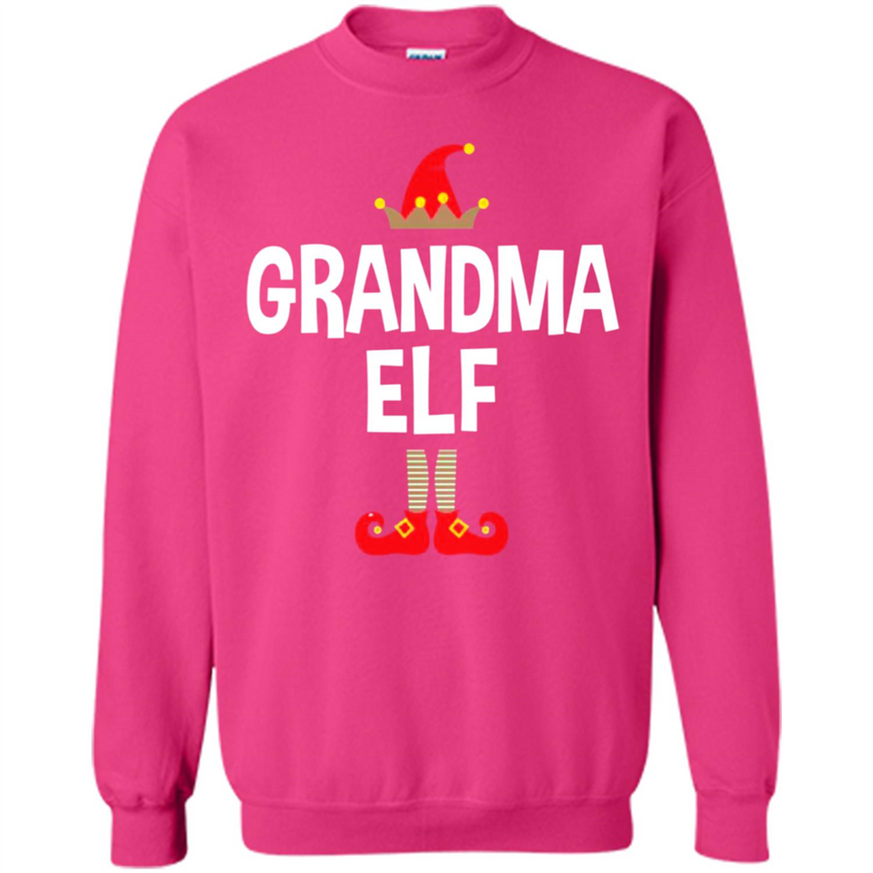 Grandma Elf Shirt -Family Matching Christmas Pajamas - Sweatshirt