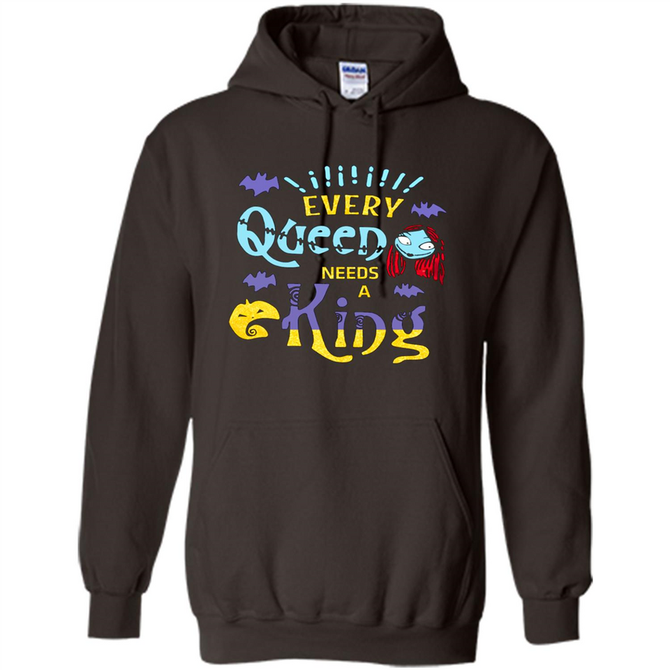 Nightmare Before Christmas Shirt - Sally Glitter Shirt - Every Queen needs a King PINGPONG