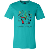 Snoopy Christmas Time Is Here Sporty T-Shirt - Canvas Unisex T-Shirt