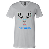 Busch Reinbeer Funny Beer Reindeer Christmas Sweatshirt - Canvas Unisex V-Neck