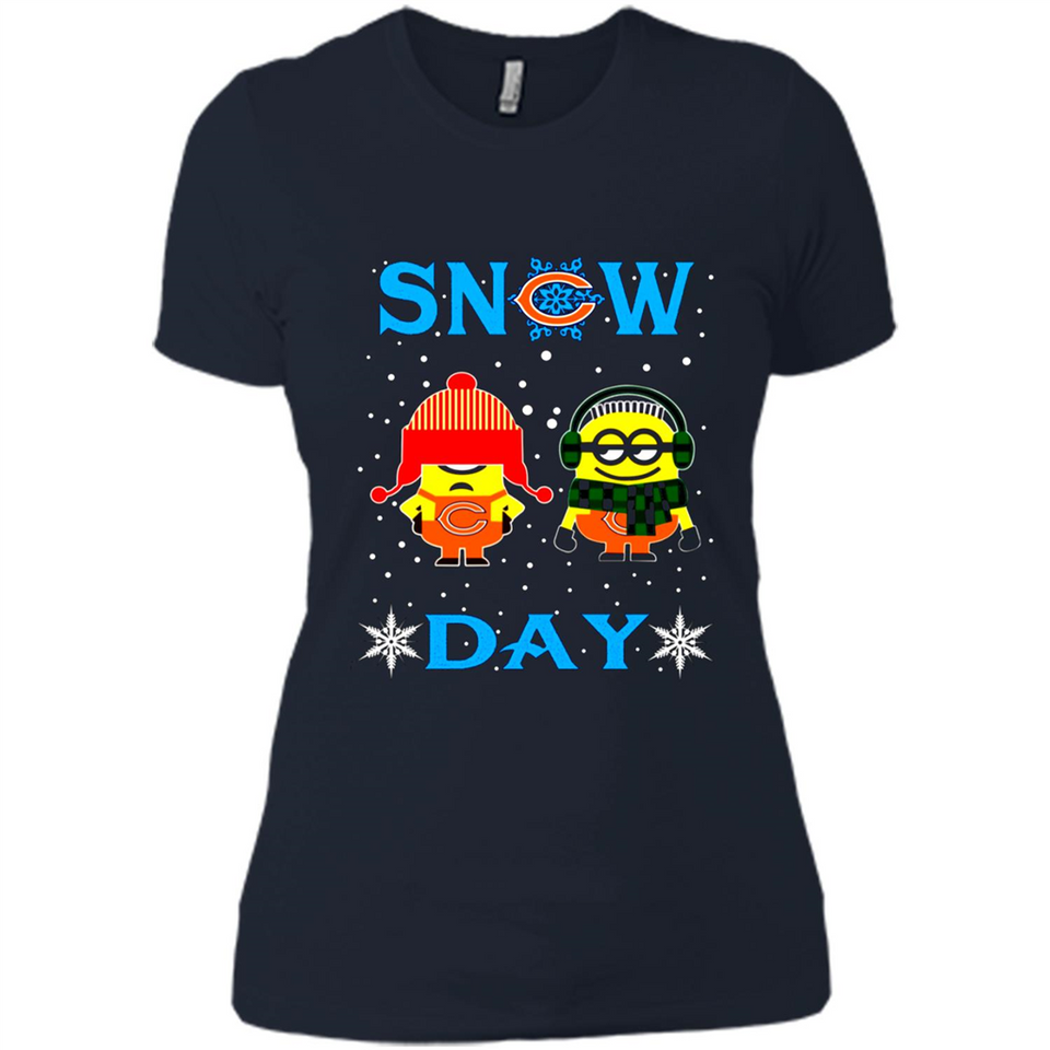 Snow Day Shirt For Chicago Bears Vs Minion Fans pingpong