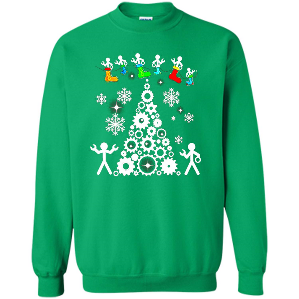 Funny Mechanics Ugly Christmas 2018 - Sweatshirt
