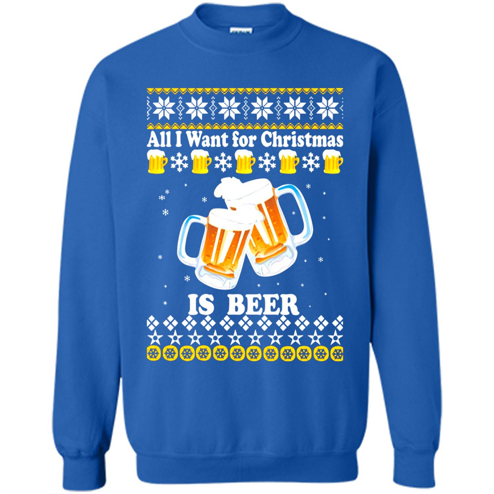 All I want for Christmas is Beer Sweater PINGPONG