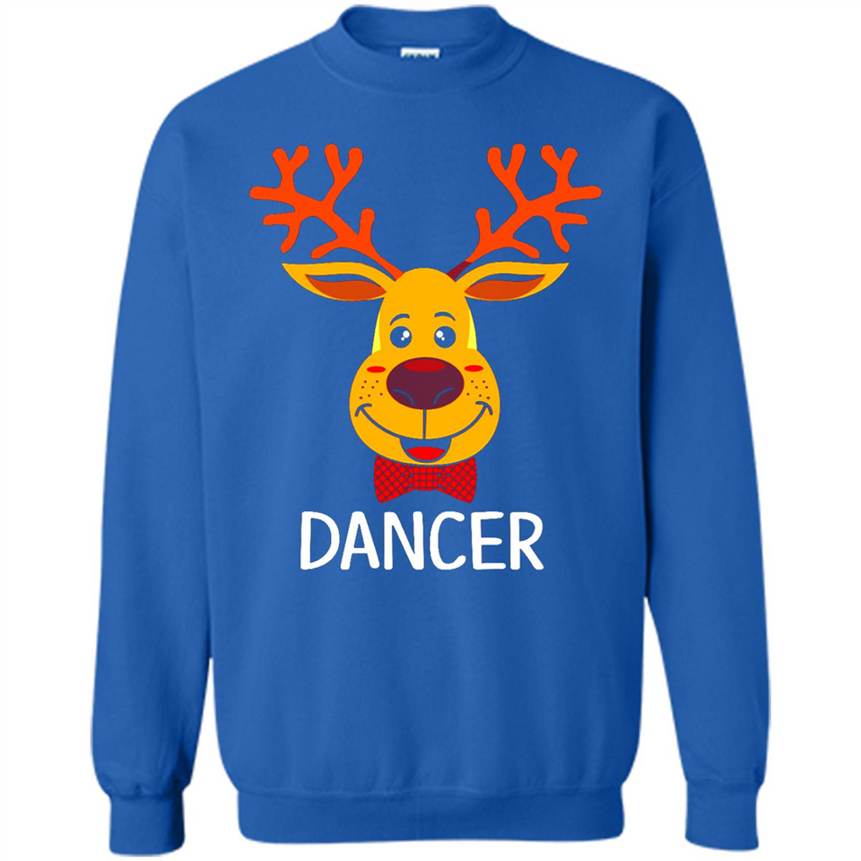 Dancer Santa Claus Funny Xmas Holiday T-Shirt - Sweatshirt