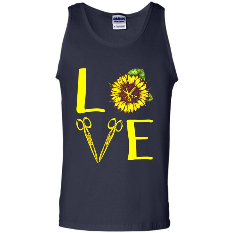 Hair Stylist Love Sunflower Scissors PING PONG