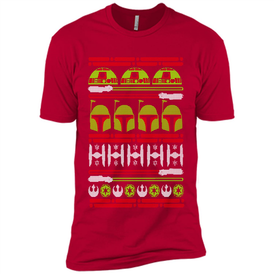 Star Wars - Boba Fett Christmas - Premium Short Sleeve T-Shirt
