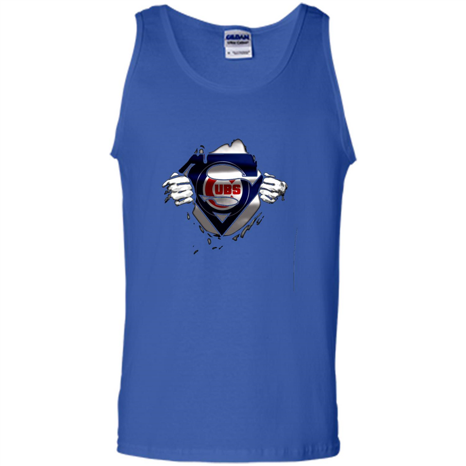 Chicago Cubs And Superman Fans - Tank Top