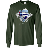 Tennessee Titans And Superman Fans - Long Sleeve T-Shirt