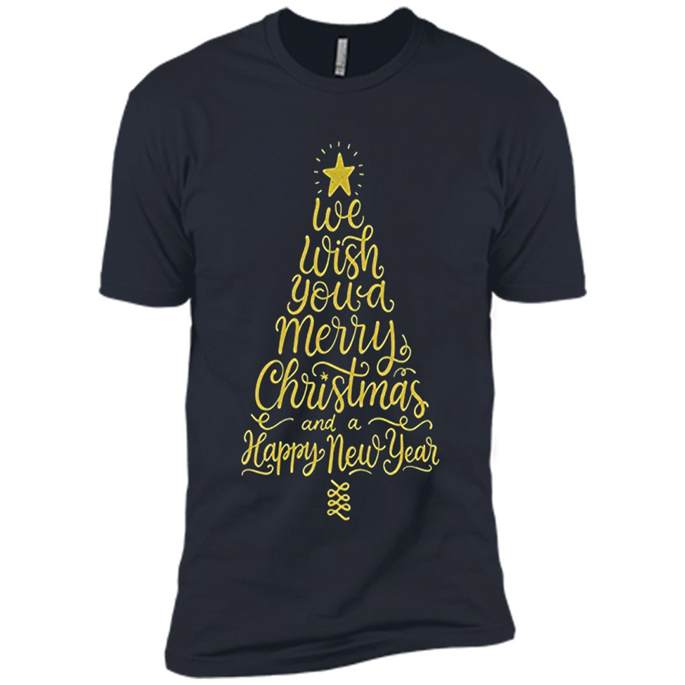 Christmas Tree T-Shirt Funny Mery Christmas Gift Idea - Premium Short Sleeve T-Shirt