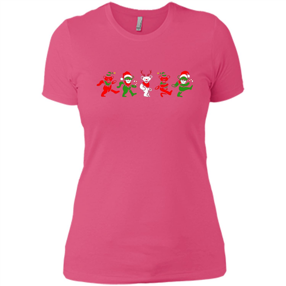 Dancing Bears Dance Christmas For Xmas Sweatshirt - Ladies' Boyfriend T-Shirt