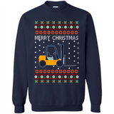 Merry Christmas Forklift ugly sweatshirt PINGPONG