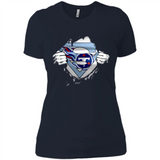 Tennessee Titans And Superman Fans - Ladies' Boyfriend T-Shirt
