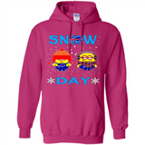 Snow Day Shirt For Buffalo Bills Vs Minion Fans pingpong