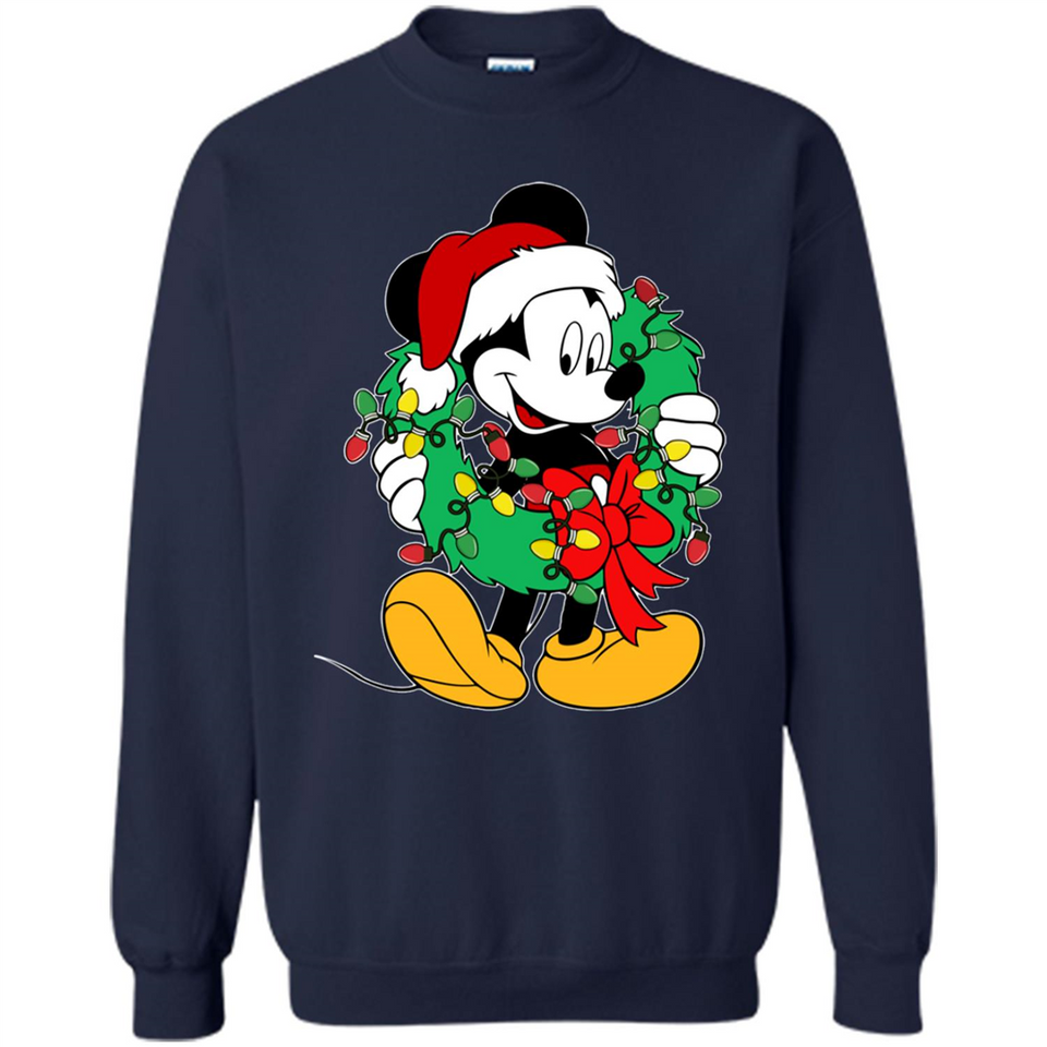Mickey Mouse Merry Christmas Disney Sweatshirt - Sweatshirt