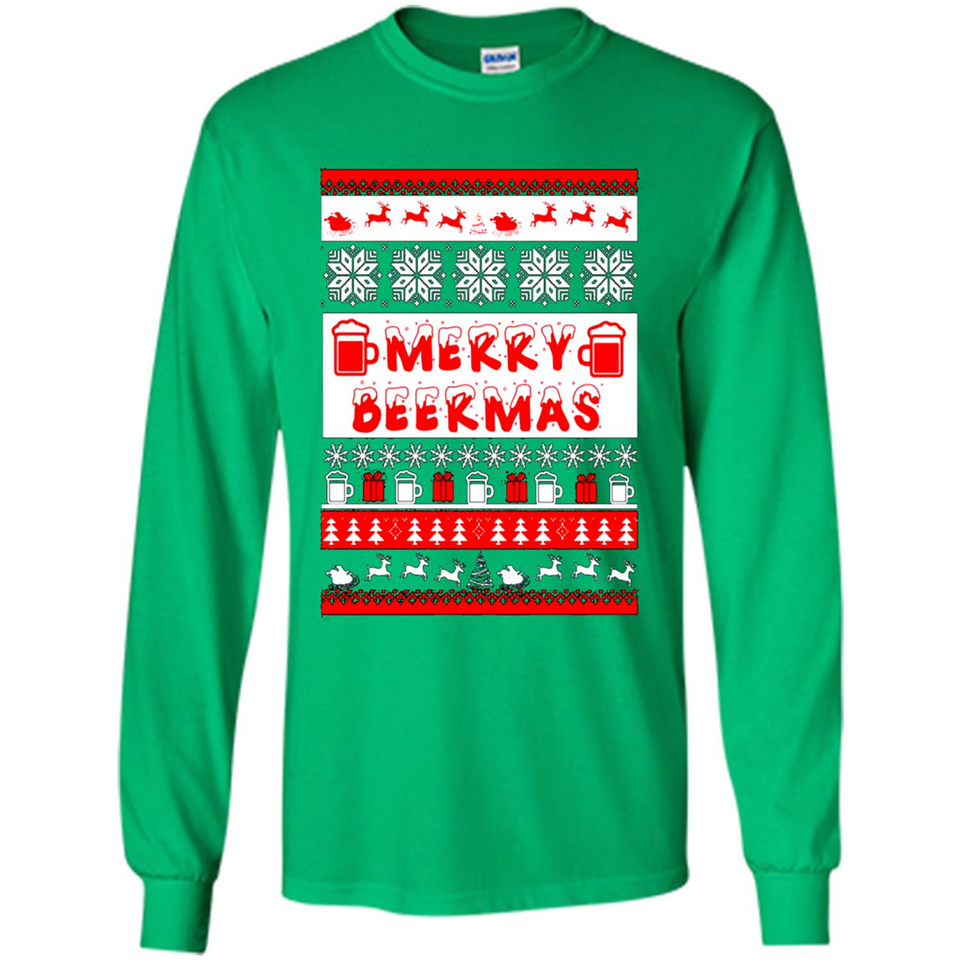 Merry Beermas Christmas sweater PINGPONG