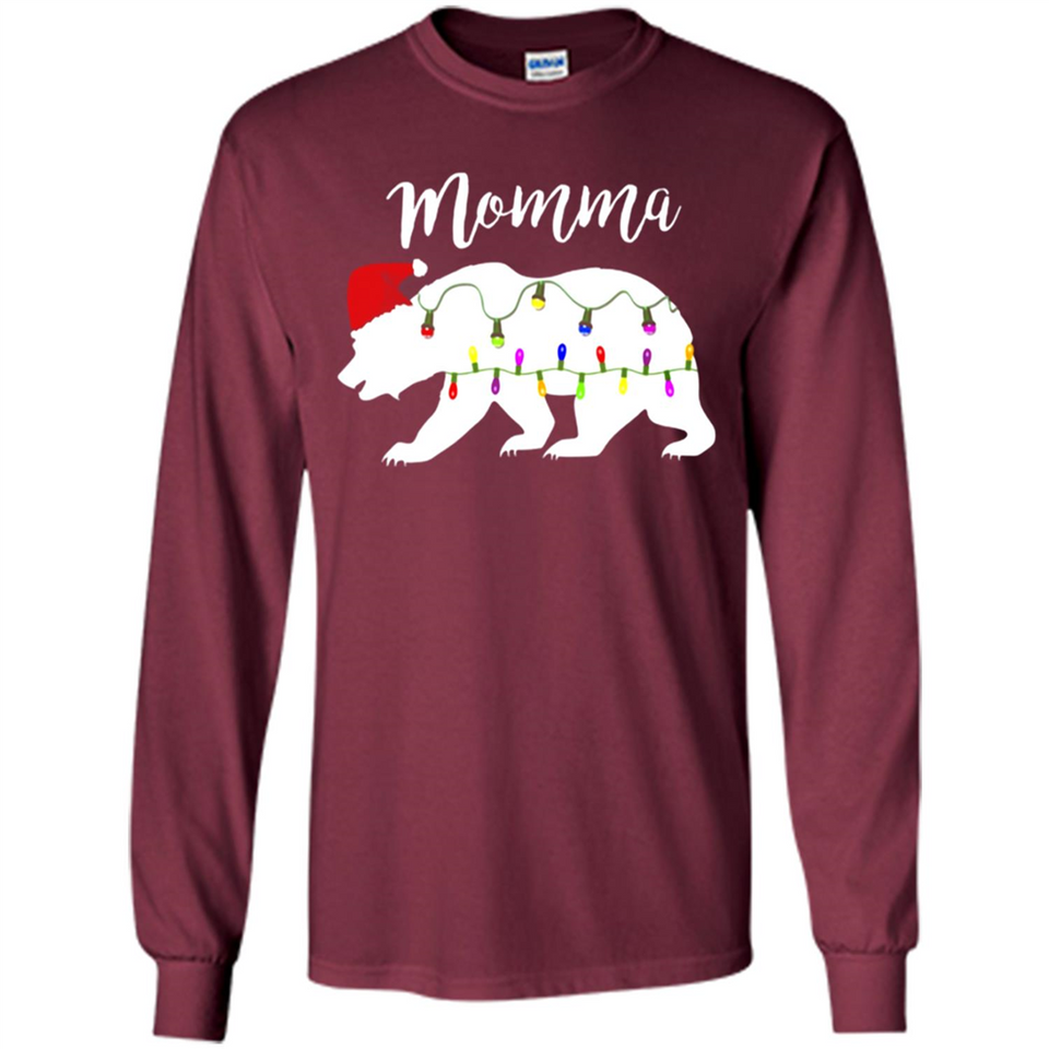 Womens Momma Bear - Long Sleeve T-Shirt