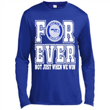 Seattle Seahawks Forever For ever not just when we win - Canvas Long Sleeve T-Shirt