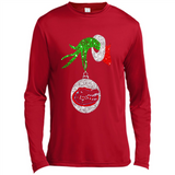 Funny Florida Gators Glitter Grinch Monogram Ornament Christmas Gift - Canvas Long Sleeve T-Shirt