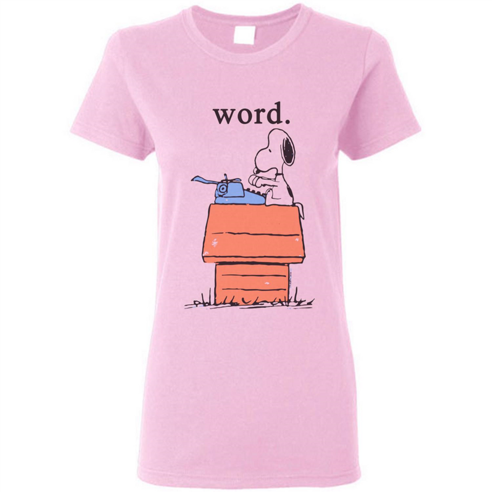 Snoopy Word - Ladies Short-Sleeve