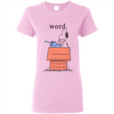 Snoopy Word - Ladies Short-Sleeve
