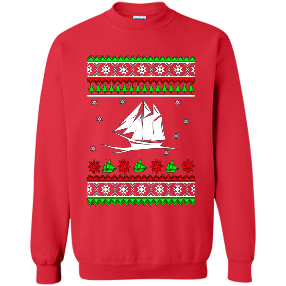 Nautical Anchor Ugly Christmas sweater PINGPONG