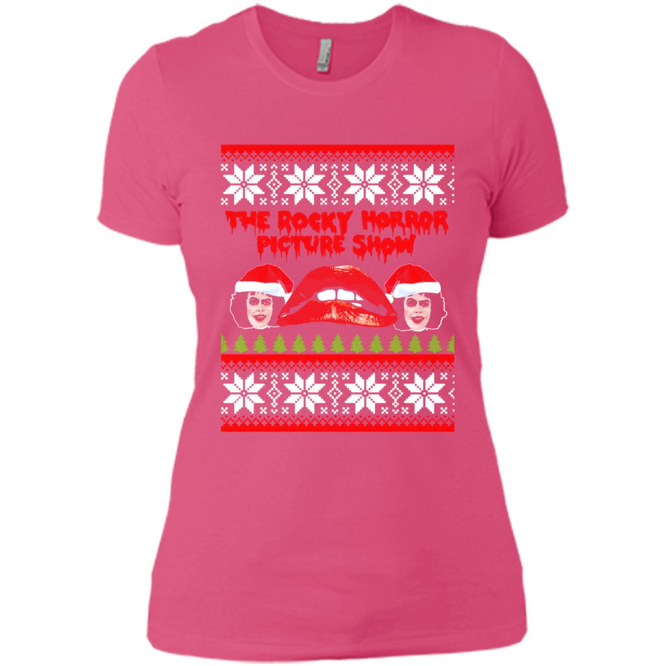 The Rocky Horror Picture Show Christmas sweater - Ladies' Boyfriend T-Shirt