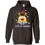 Minion Arizona Diamondbacks Ugly Christmas Sweater Let it Snow - Hoodie