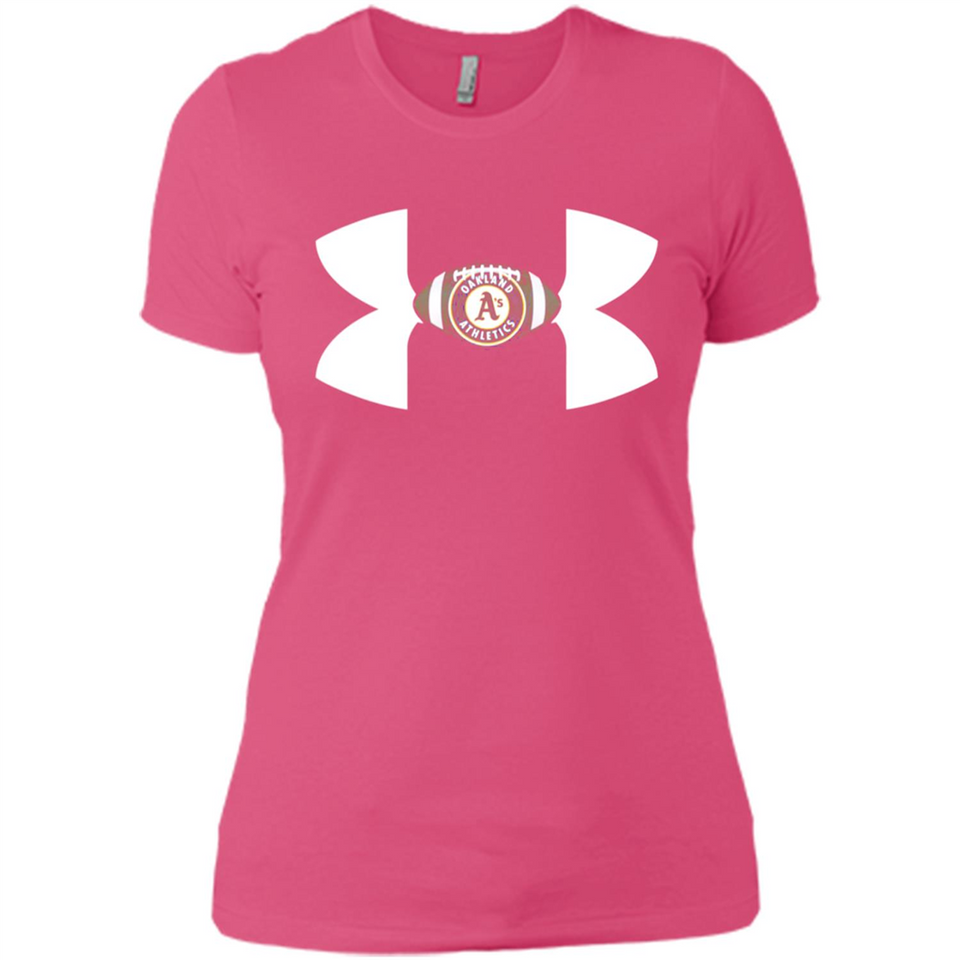 Oakland Athletics Under Armour Logo - Ladies' Boyfriend T-Shirt