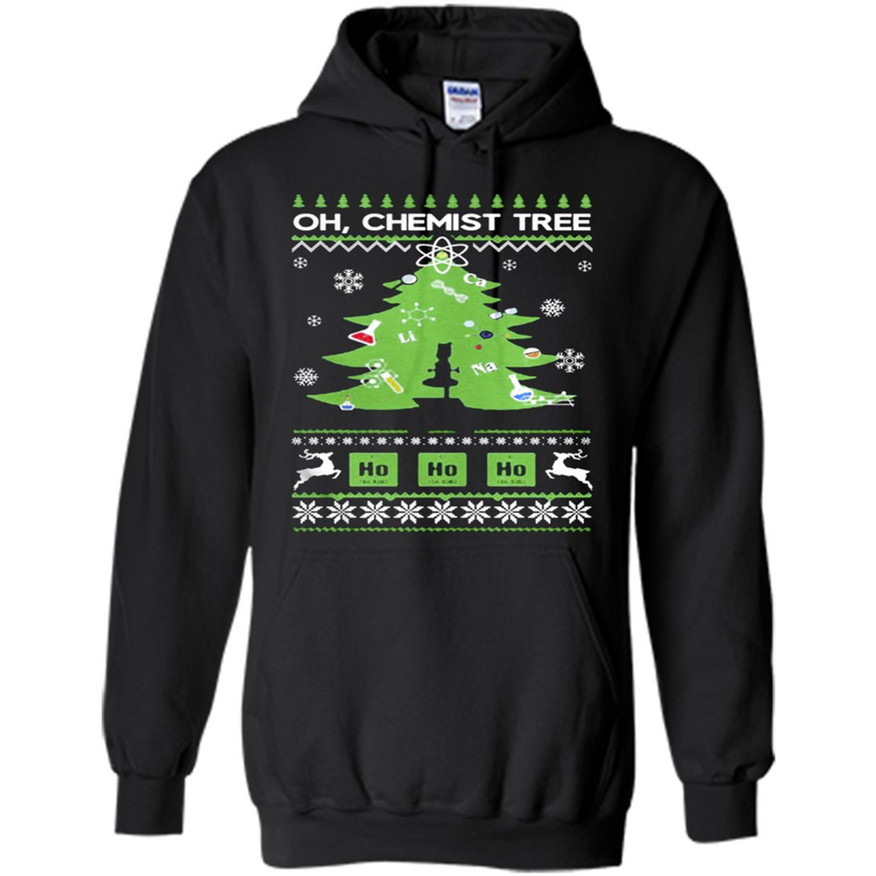 Oh Chemist Tree Ugly Christmas Sweater - Hoodie