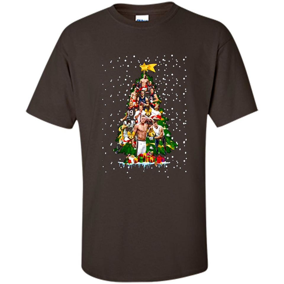 J.J. Watt Christmas Tree ugly sweater PINGPONG