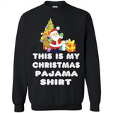 This is My Christmas Pajama Shirt - Santa Bear Tree Gift Tee