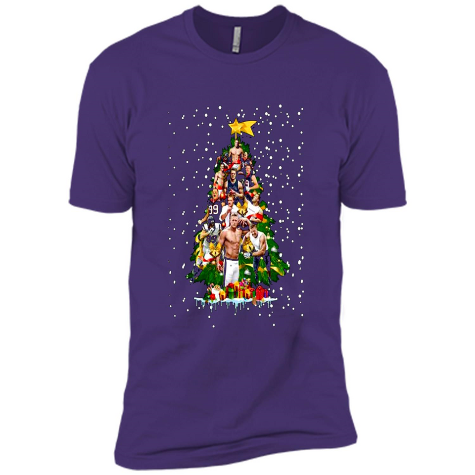 J.J. Watt Christmas Tree ugly sweater PINGPONG