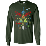Song of Christmas Time the Legend of Zelda Ugly Sweater Perfect Christmas - Long Sleeve T-Shirt