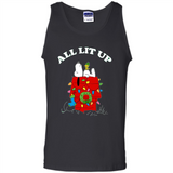 Peanuts By Schulz Snoopy Young Men_s Christmas - Tank Top