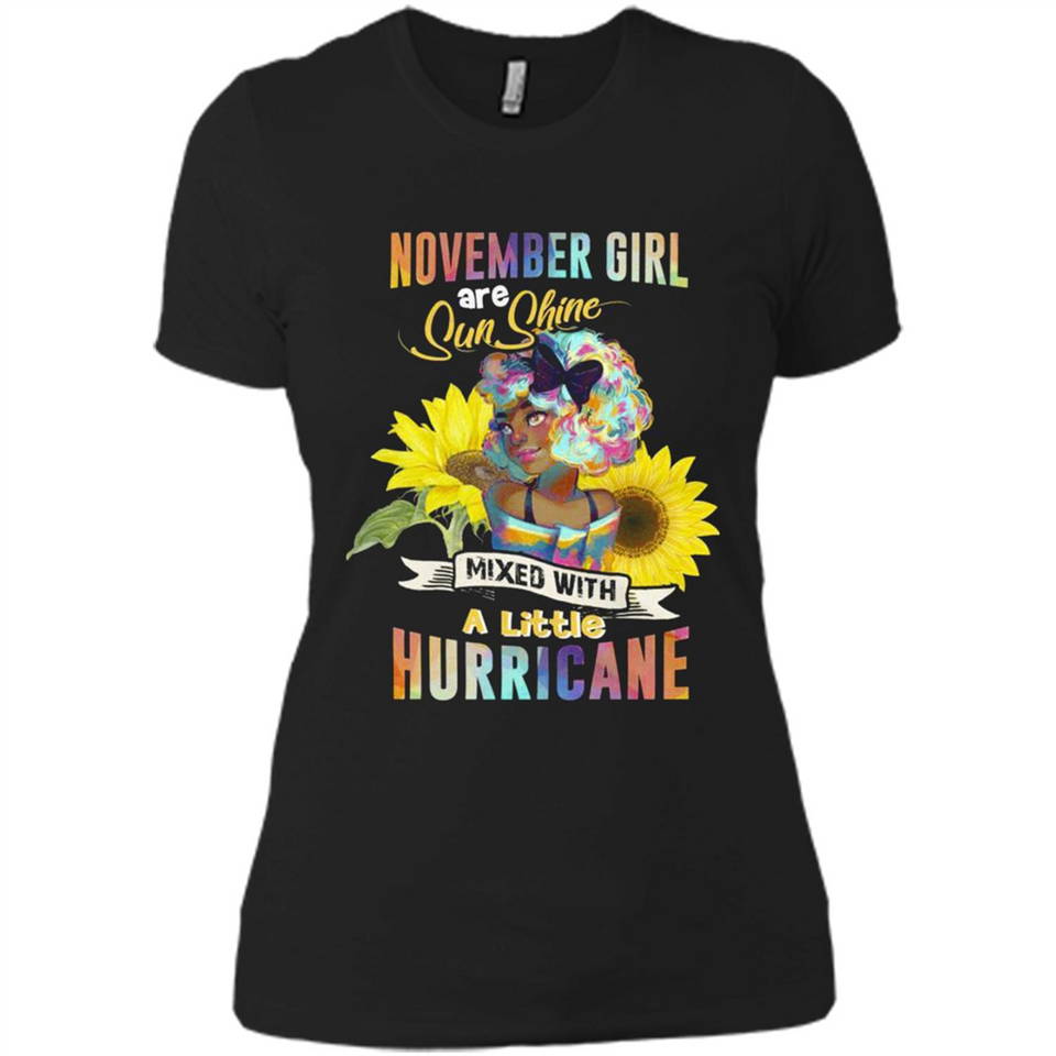 November Girls Sunflower - Ladies' Boyfriend T-Shirt