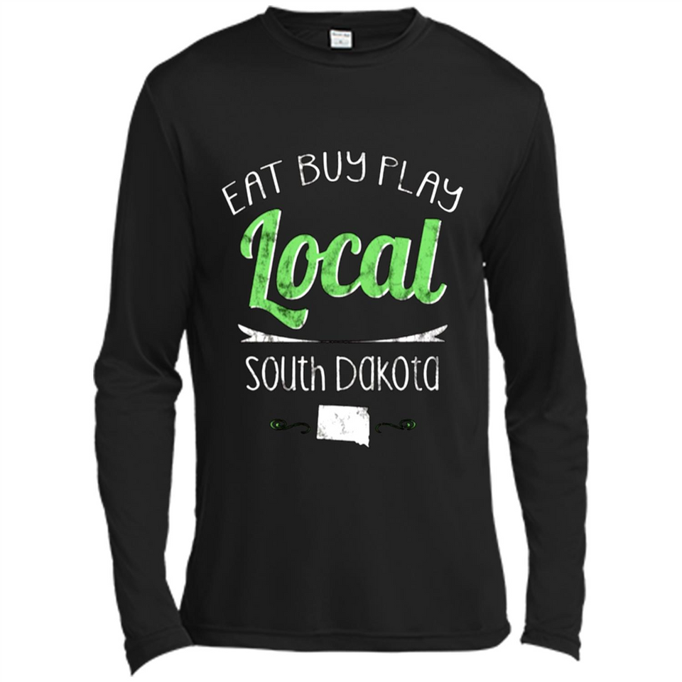 Eat Buy Play Local South Dakota Distressed PING PONG