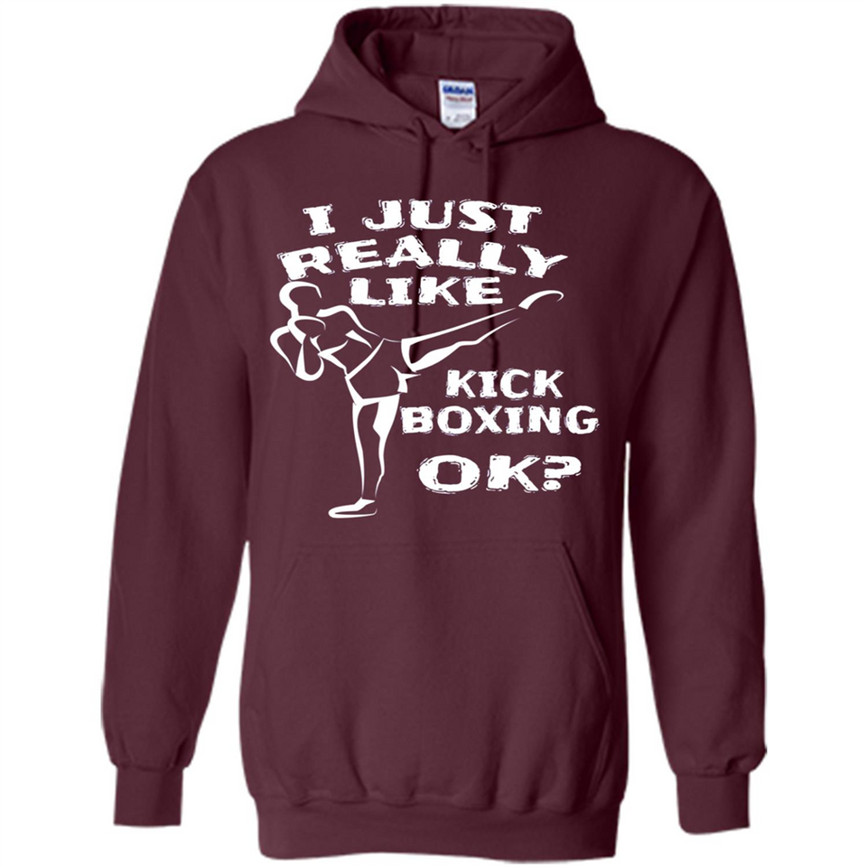 Kick Boxing Shirt Kick Boxer Boxing Workout - Hoodie