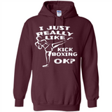 Kick Boxing Shirt Kick Boxer Boxing Workout - Hoodie