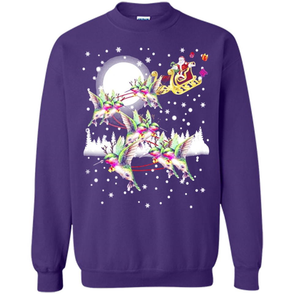 Hummingbird Santa Sleigh - Sweatshirt