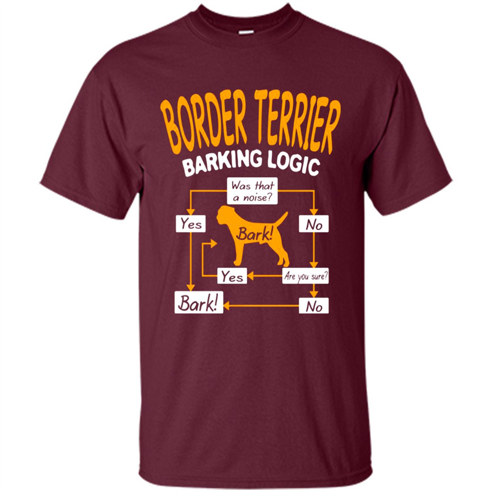 Border Terrier Barking Logic - Shirt
