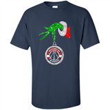 Funny Washington Wizards Glitter Grinch Monogram Ornament Christmas - Shirt