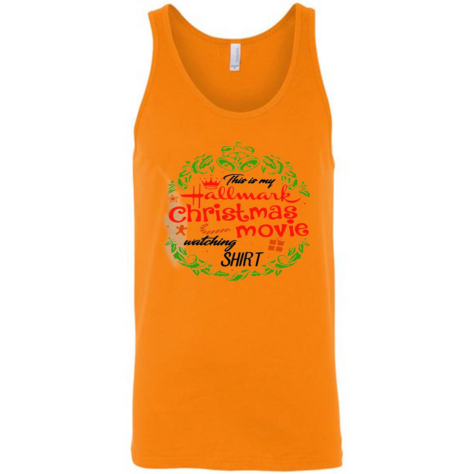 This is My Hallmark-Christmas Movies Watching Sporty T-Shirt - Canvas Unisex Tank