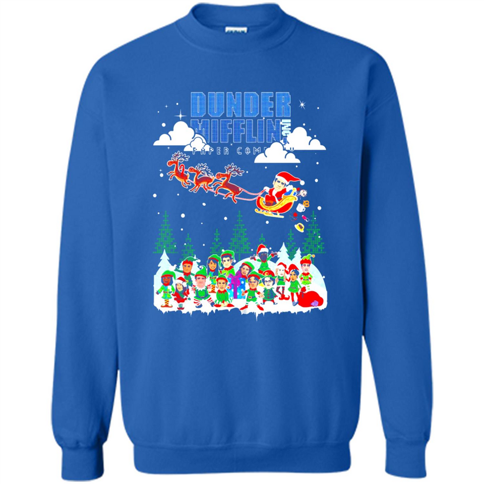 NBC The Office Dunder Mifflin Ugly Christmas Sweater PINGPONG