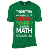 Math Teacher Christmas Shirt Christmas Cheer - Premium Short Sleeve T-Shirt