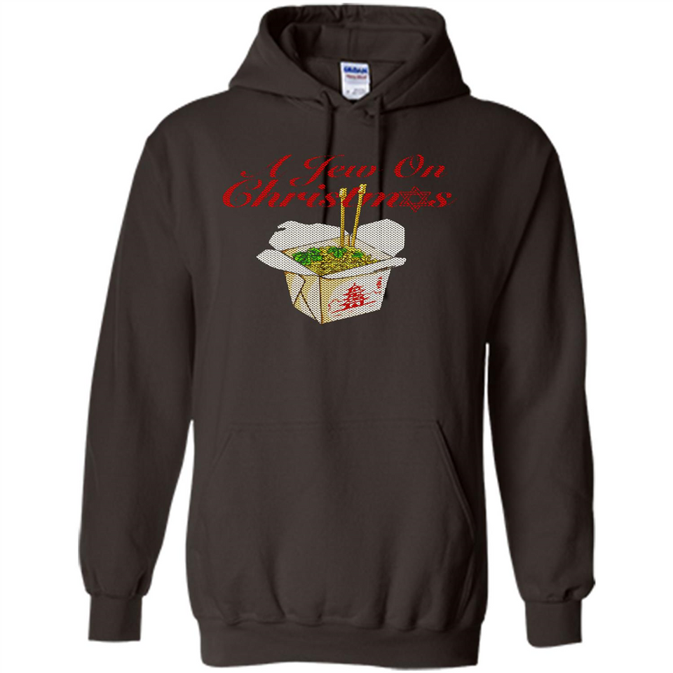 Christmas Ugly Sweater A Jew On Christmas - Hoodie