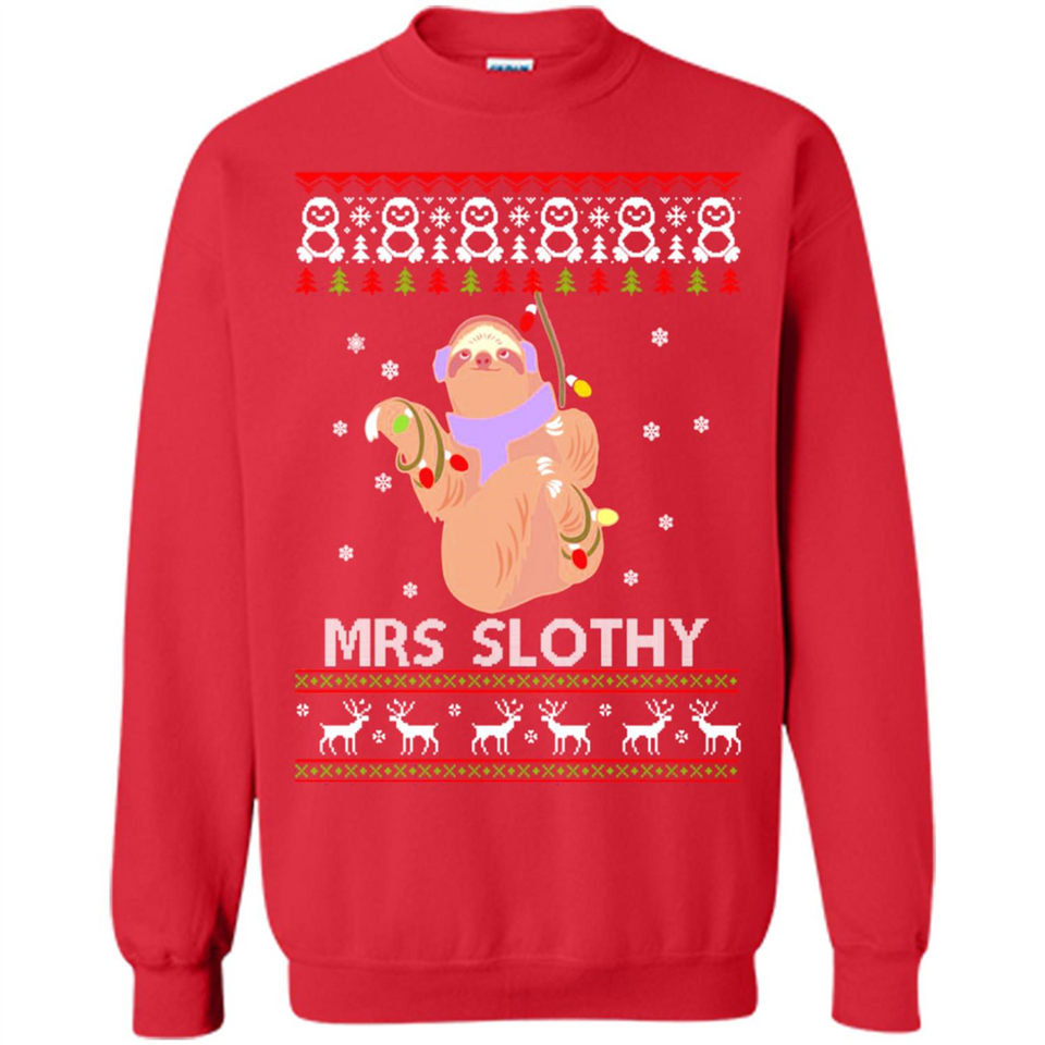 Mrs Slothy Christmas - Sweatshirt