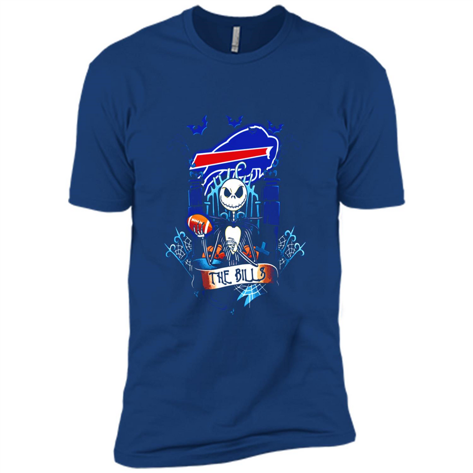 Buffalo Bills Halloween The Nightmare Before Christmas - Premium Short Sleeve T-Shirt